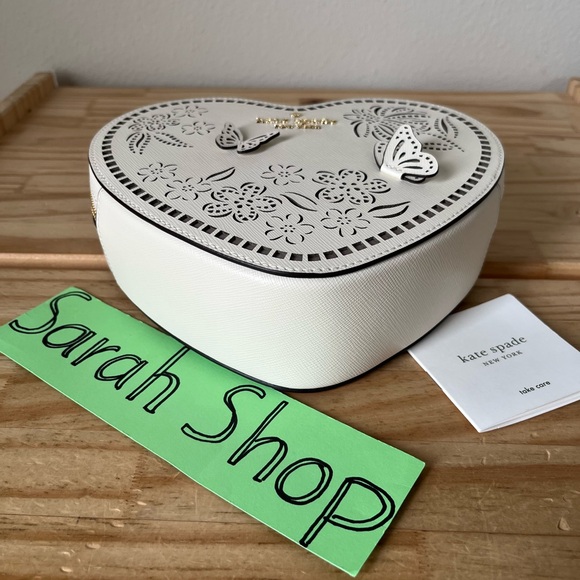 ♠️Kate Spade Love Shack Perforated Heart Crossbody - Picture 7 of 14